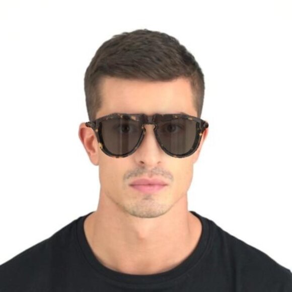 NEW BURBERRY BE4417U 410687 SUNGLASSES HAVANA GREY MEN BE4417U 4106/87 - Picture 1 of 4